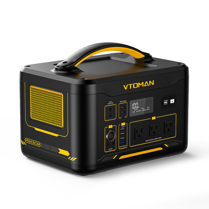VTOMAN JUMP 1500X Portable Power Station (1500W/ 828Wh)