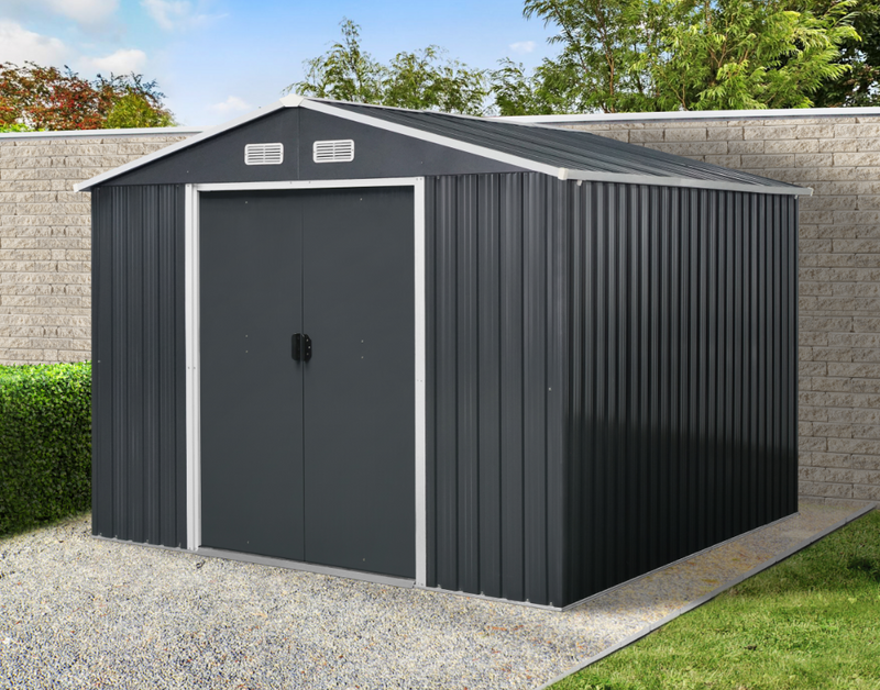 [CLEARANCE] 11'x9' Premium Garden Metal Shed
