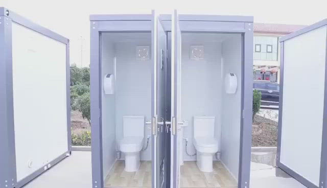 Bastone 2 Private Toilet Stalls Portable Restroom-Chery Industrial